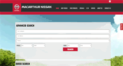 Desktop Screenshot of macarthurnissan.com.au